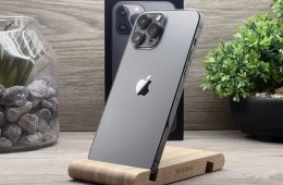 Hibátlan iPhone 13 Pro Max Graphite 256GB 2 ÉV Garanciával Számlával 93% Akku