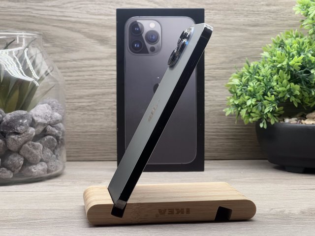 Hibátlan iPhone 13 Pro Max Graphite 256GB 2 ÉV Garanciával Számlával 93% Akku