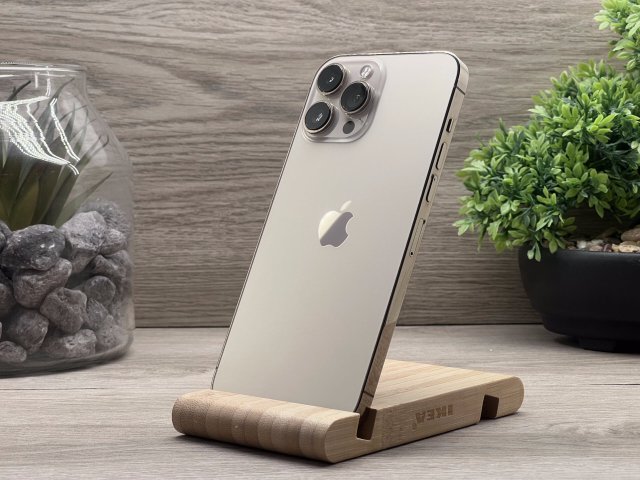 Hibátlan iPhone 13 Pro Max Gold 256GB 2 ÉV Garanciával Számlával 95% Akku