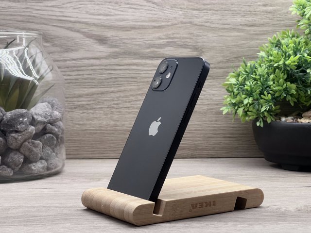 iPhone 12 Mini Black 128GB 2 ÉV Garanciával Számlával 93% Akku