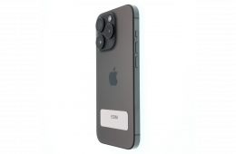 !! 1 ÉV GARANCIA !! Apple iPhone 15 Pro 128 GB Black Titanium 100%