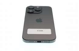!! 1 ÉV GARANCIA !! Apple iPhone 15 Pro 128 GB Black Titanium 100%