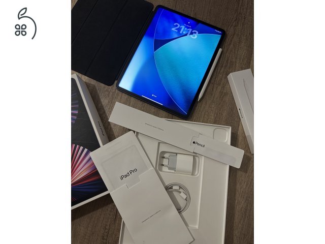 Apple IPad Pro 12.9” M1, Pencil 2-vel, Apple tokkal