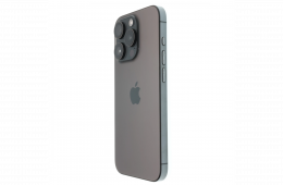 !! 1 ÉV GARANCIA !! Apple iPhone 15 Pro 128 GB Black Titanium 100%