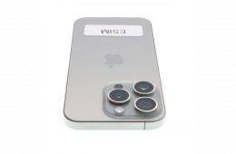 !! 1 ÉV GARANCIA !! Apple iPhone 15 Pro 128 GB Natural Titanium 89%