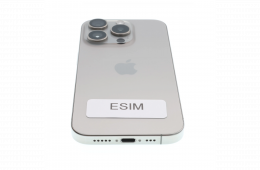 !! 1 ÉV GARANCIA !! Apple iPhone 15 Pro 128 GB Natural Titanium 89%
