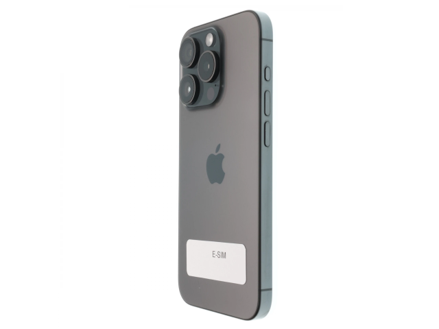 !! 1 ÉV GARANCIA !! Apple iPhone 15 Pro 128 GB Black Titanium 100%