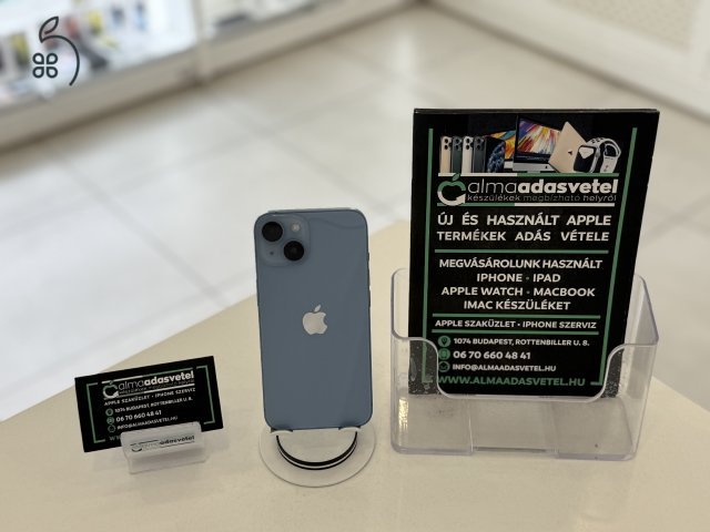 iPhone 14 256GB Független Újszerű/1-3 hónap gar./Akku 88%/p4317