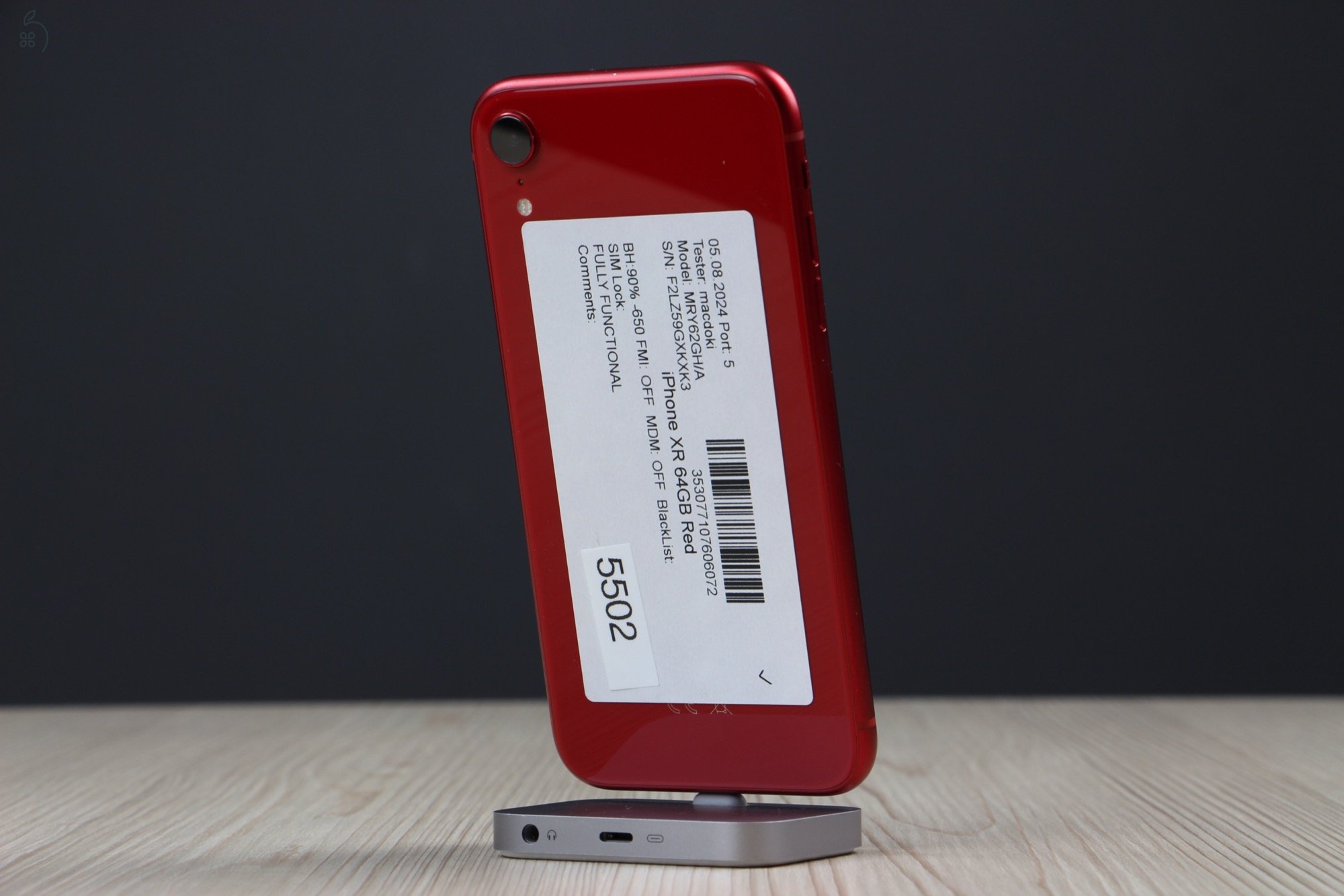 Apple iPhone Xr 64GB (Product)Red B US-5502