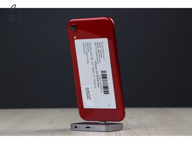 Apple iPhone Xr 64GB (Product)Red B US-5502