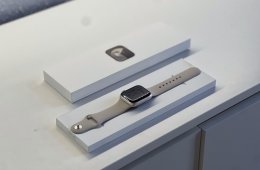 Apple Watch S9 Starlight 41MM 2 ÉV Garanciával Számlával Aksi 96%