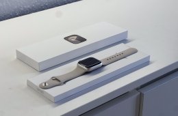 Apple Watch S9 Starlight 41MM 2 ÉV Garanciával Számlával Aksi 96%
