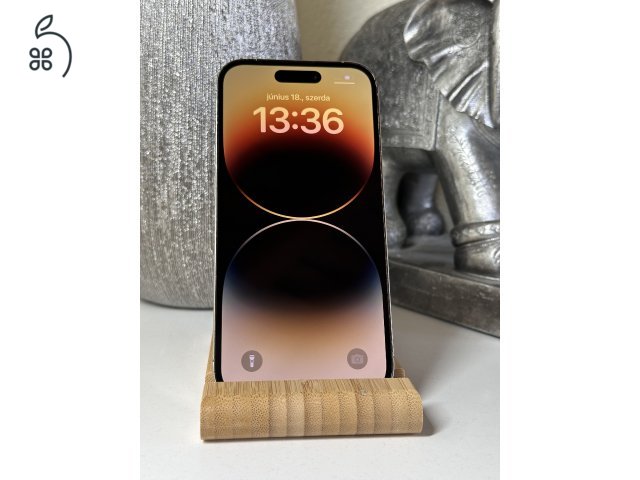 iPhone 14 Pro 256GB Arany, Független - Garancia, Számla