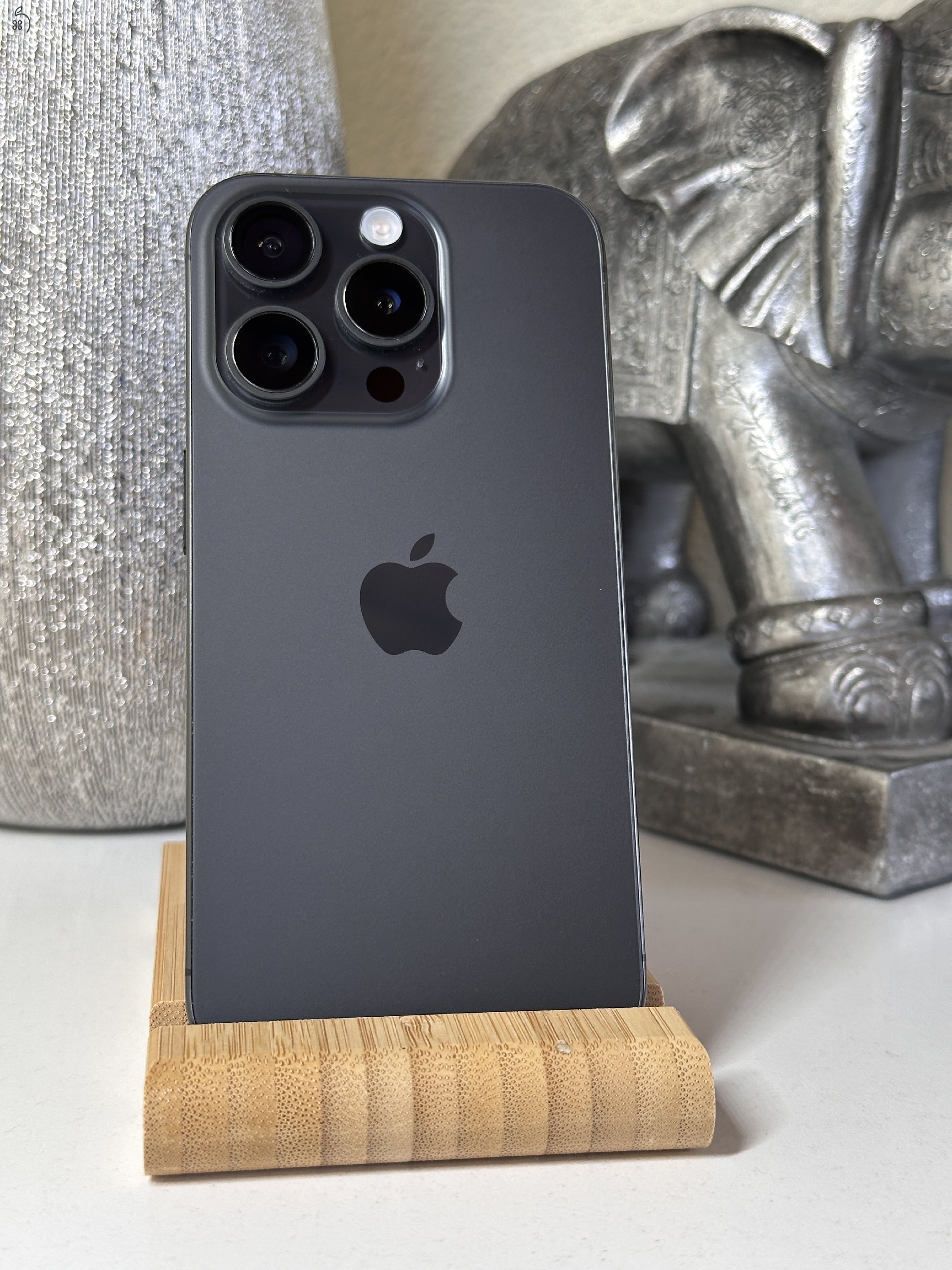 iPhone 15 Pro 128GB Fekete, Független - Garancia, Számla