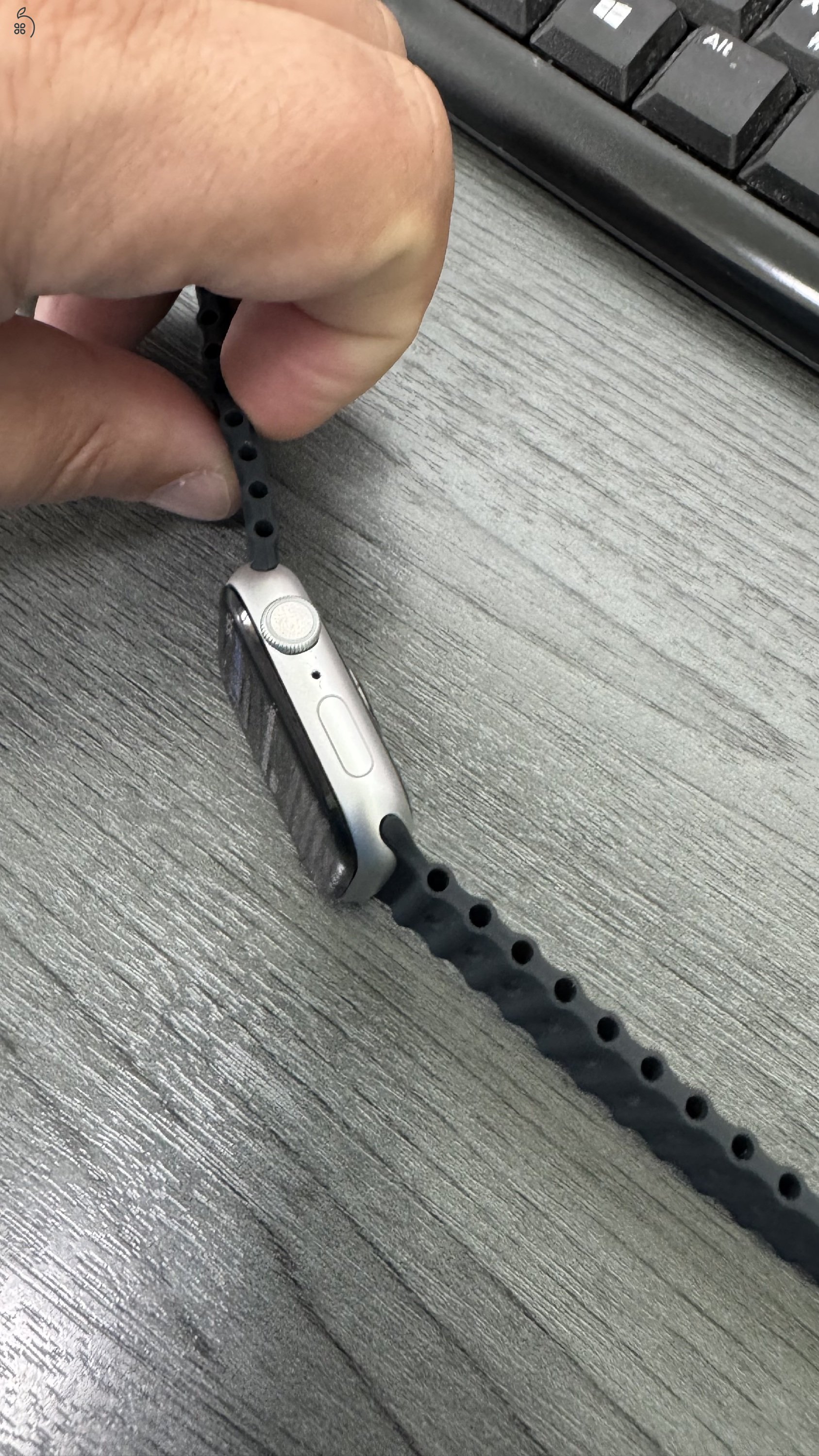 Apple watch 9 45mm silver újszerű 2 év garanciával eladó