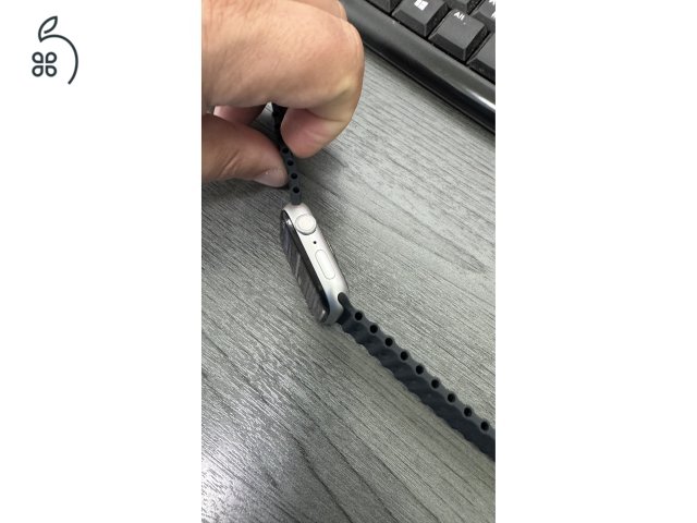 Apple watch 9 45mm silver újszerű 2 év garanciával eladó