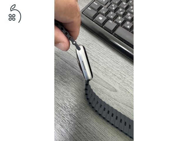Apple watch 9 45mm silver újszerű 2 év garanciával eladó