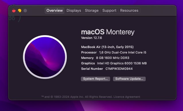 MacBook Air A1466 – 8GB RAM / 1.6GHz i5