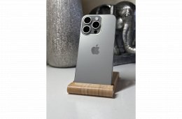  iPhone 15 Pro 128GB Szürke, Független - Garancia, Számla 