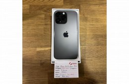 140. Apple iPhone 14 Pro Max - 128 GB - Space Black - Újszerű - ÚJ AKKU