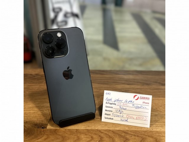 110. Apple iPhone 14 Pro - 128 GB - Space Black