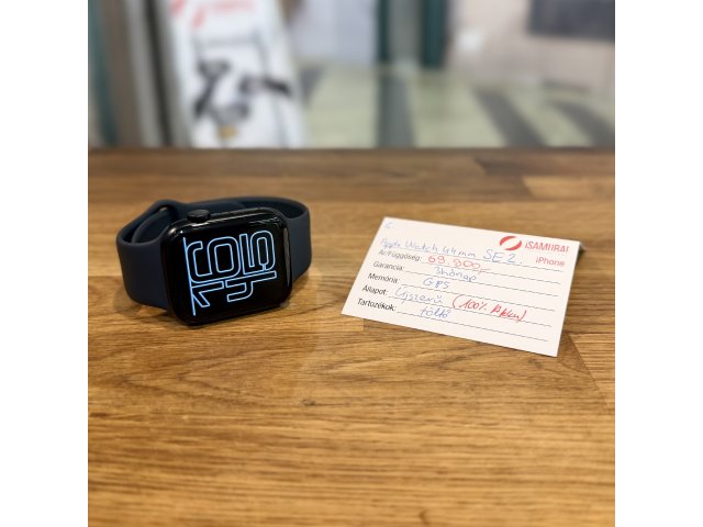 Apple Watch SE - 2nd gen. - 44 mm - GPS - Fekete - 100% akku (6.)