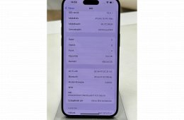 iPhone 15 Pro MAX Black 512GB! Karcmentes Független! 3 Hó Gar+ Beszámítás