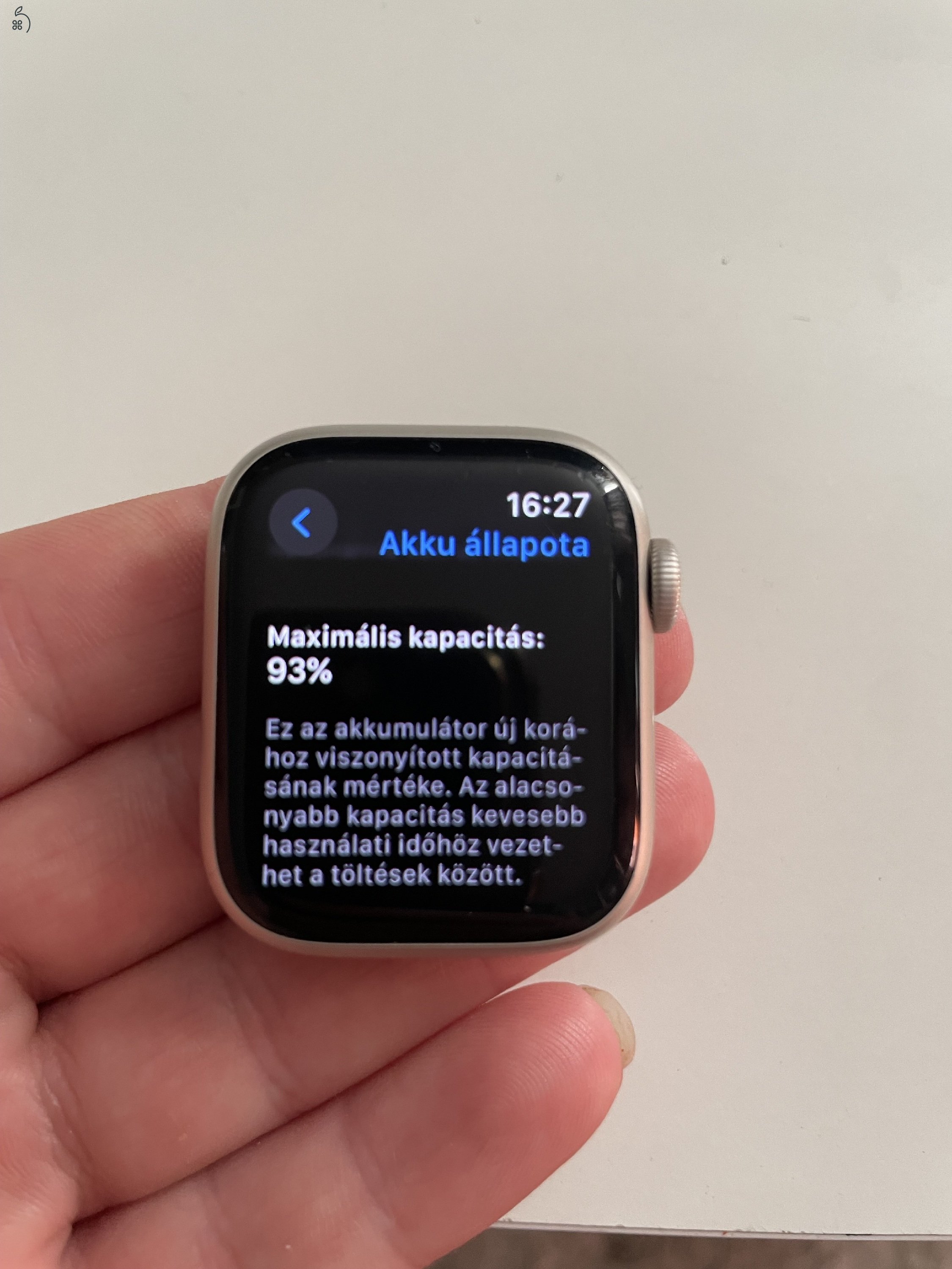Apple Watch series 8 Cellular 41mm - Csillagfény