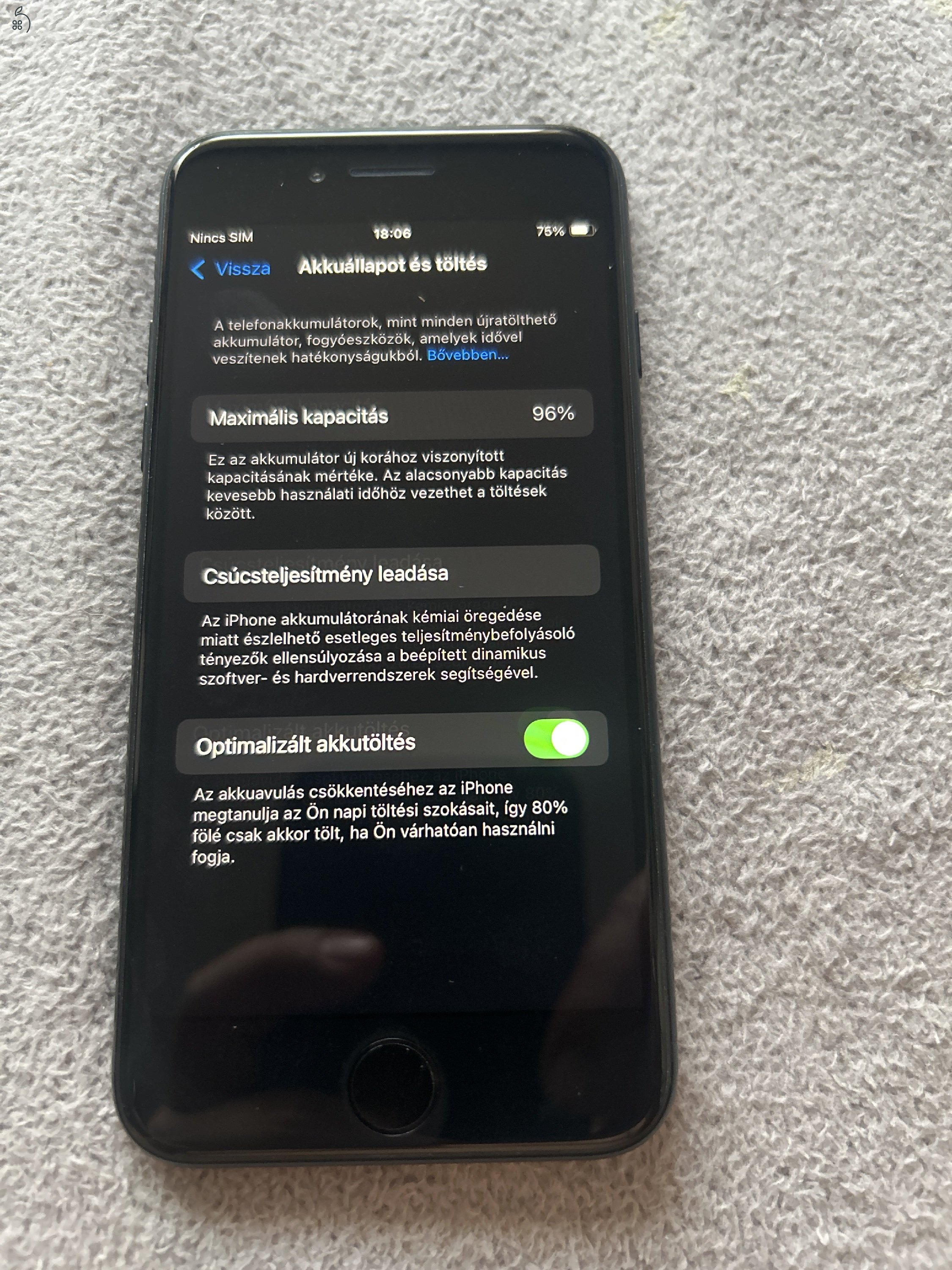 Iphone SE 3 eladó