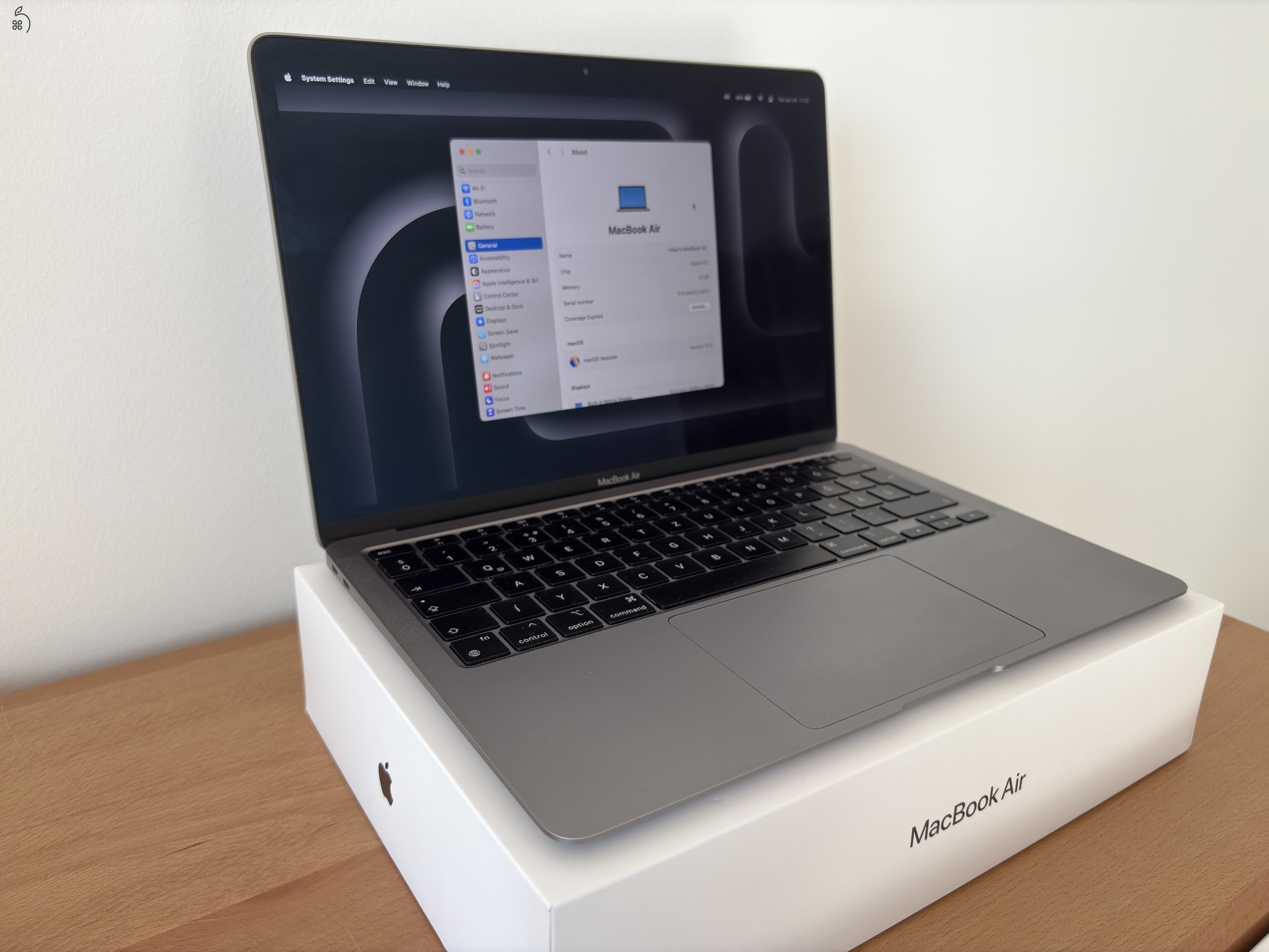 Apple Macbook Air M1 - 8GB - 256GB - 93% - Jótállás 2026-ig