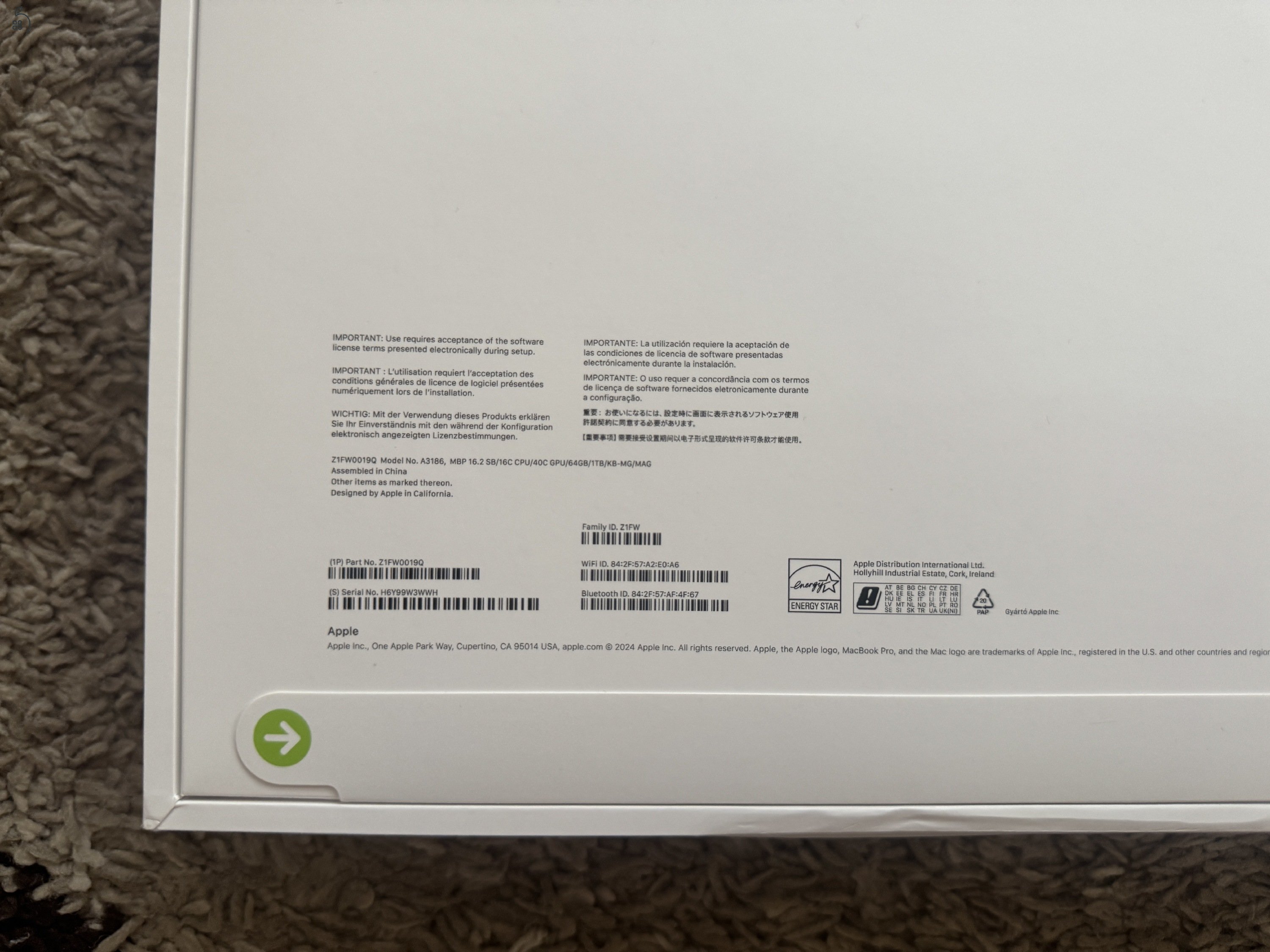 Macbook Pro 16