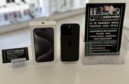 iPhone 15 Pro 128GB Független Nagyon Szép/1-3 hónap gar./Akku 92%/p4318