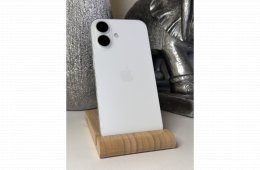  iPhone 16 128GB Fehér, Független - Garancia, Számla 