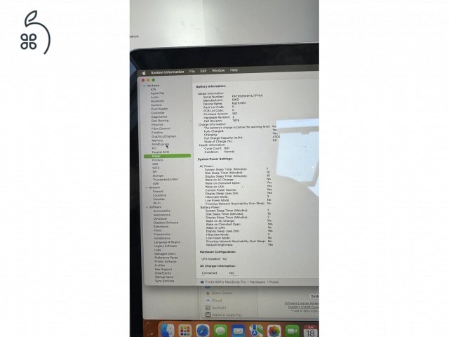 MACBOOK PRO RETINA 2019 TOUCHBAR i5 2,4ghz, 512 SSD, 16GB RAM, INTEL URUS PLUS 655 