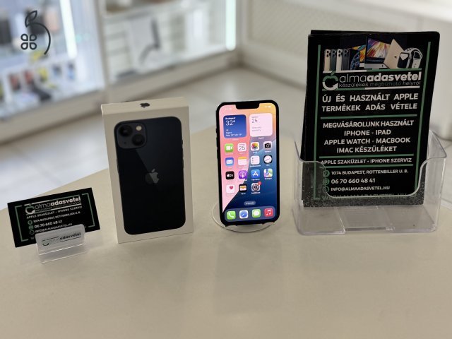 iPhone 13 128GB Megkímélt Független/1-3 hónap gar./Akku 88%/p4321