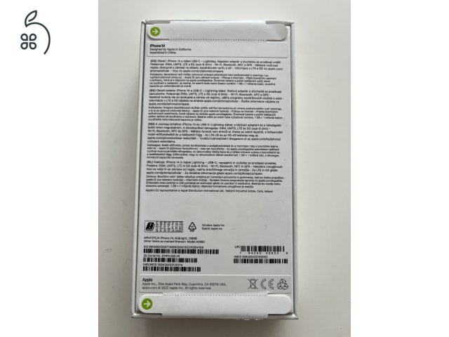 iPhone 14 128GB Apple garancia + Euronics jótállás