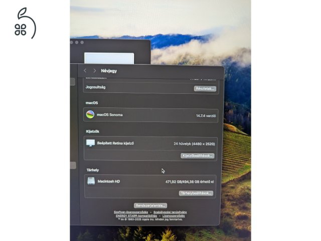 iMac M1 16GB RAM újszerű