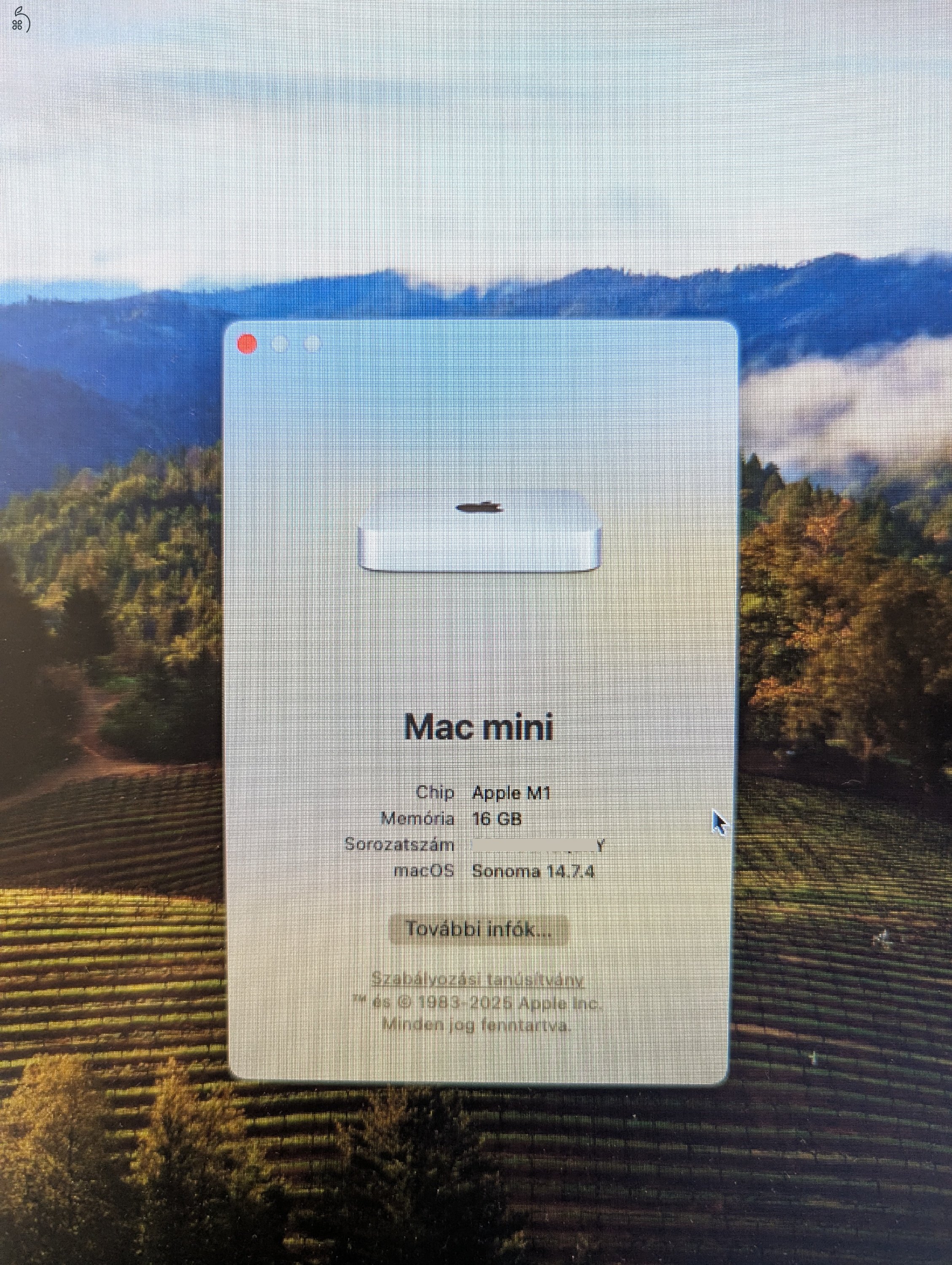 Mac Mini M1 16GB RAM mint az új