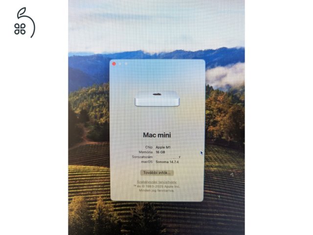 Mac Mini M1 16GB RAM mint az új