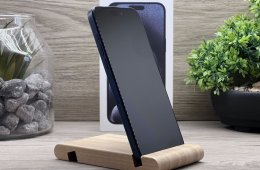 Hibátlan iPhone 15 Pro Max Blue Titanium 256GB 2 ÉV Garanciával Számlával Aksi 94%