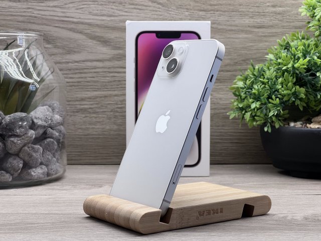 Hibátlan iPhone 14 Starlight 128GB 2 ÉV Garanciával Számlával Aksi 93%