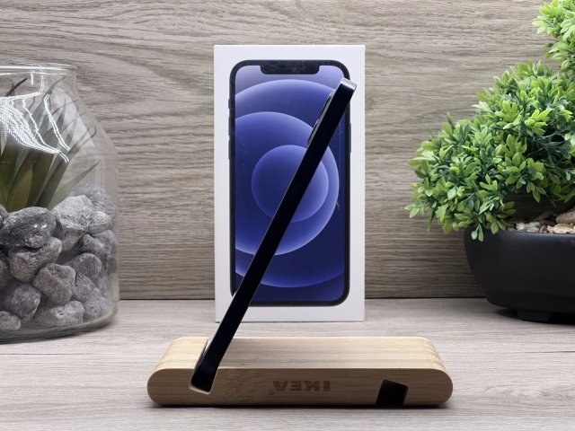 iPhone 12 Black 128GB 2 ÉV Garanciával Számlával Aksi 92%