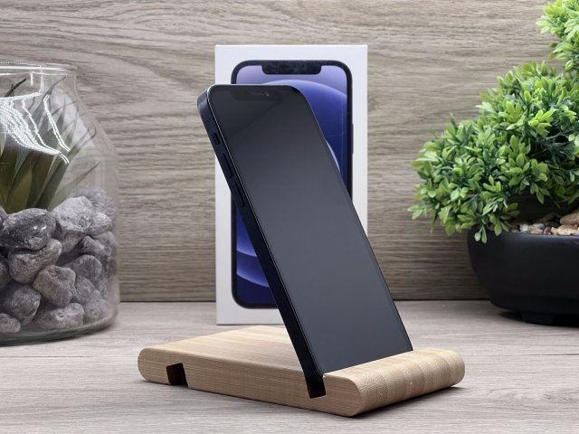 iPhone 12 Black 128GB 2 ÉV Garanciával Számlával Aksi 92%