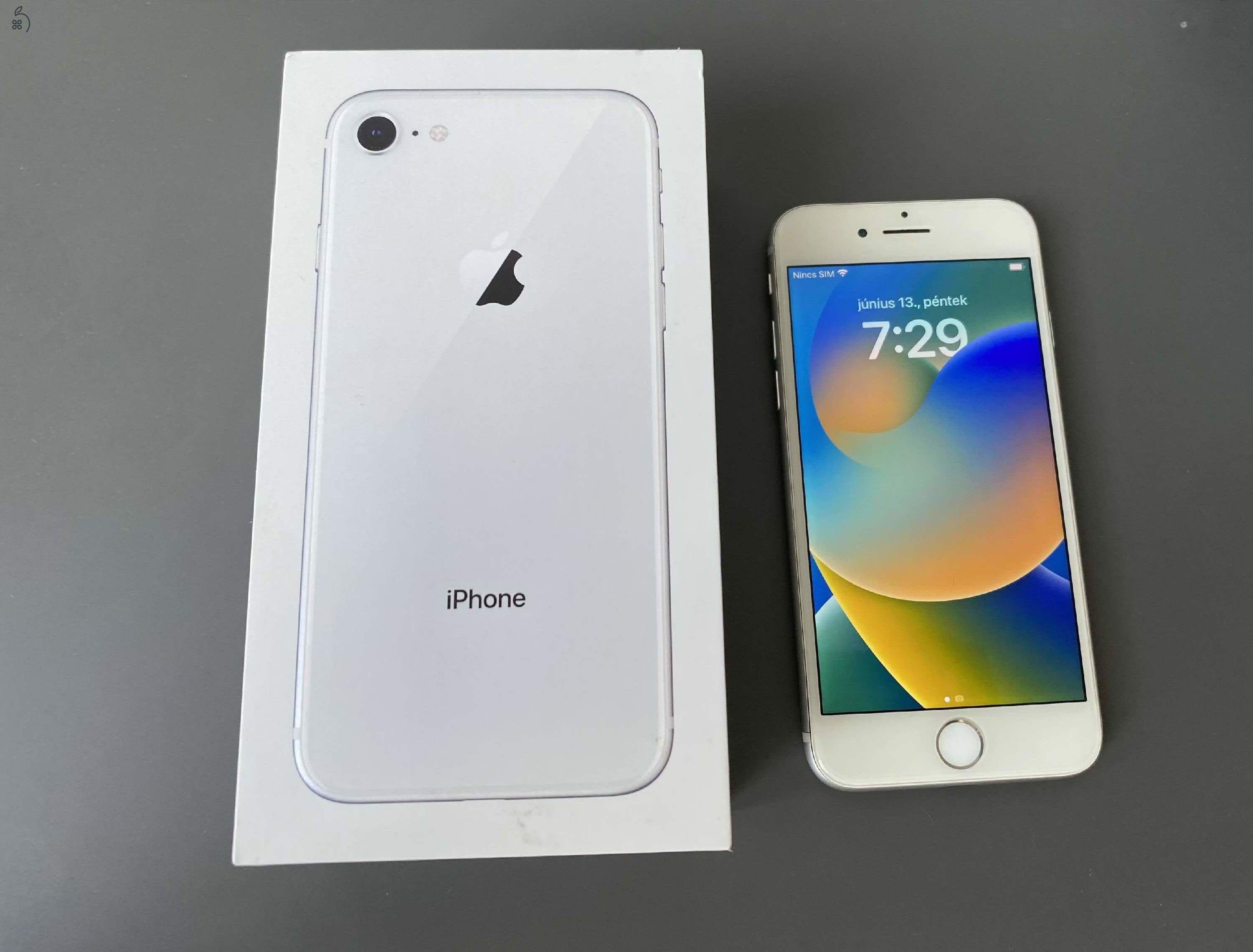 Eladó iPhone 8 64GB Ezüst