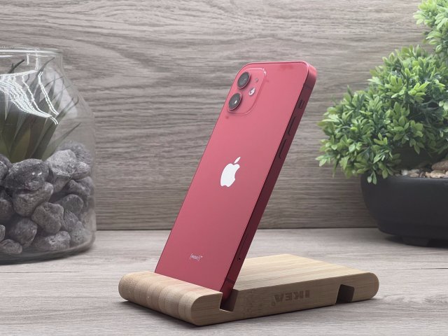 iPhone 12 Red 64GB 2 ÉV Garanciával Számlával Aksi 100%