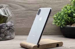 iPhone X Silver 64GB 2 ÉV Garanciával Számlával Aksi 100%