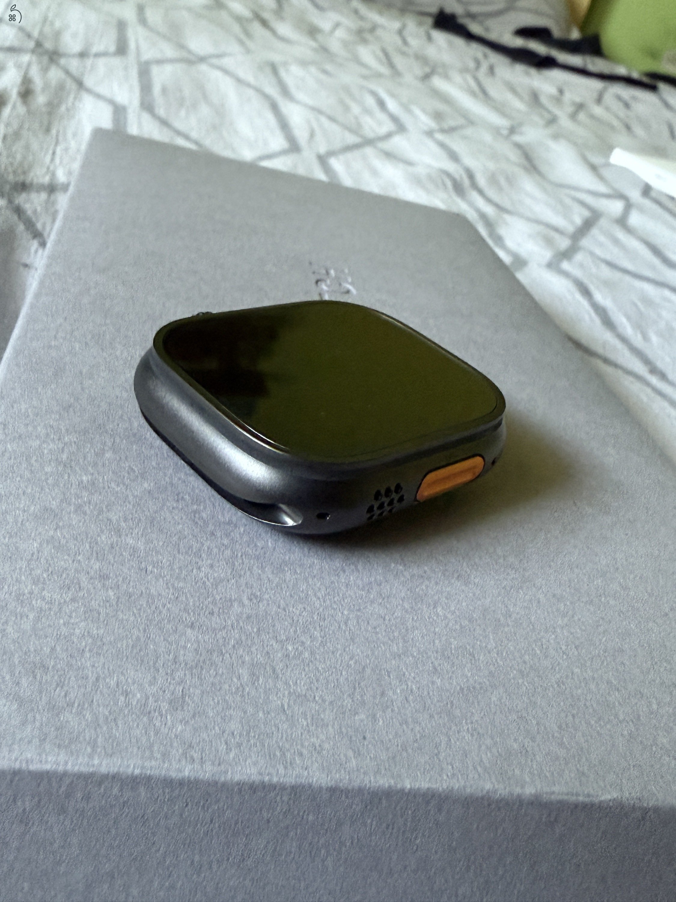 Apple Watch Ultra 2 Black Titanium+fekete Ocean Band