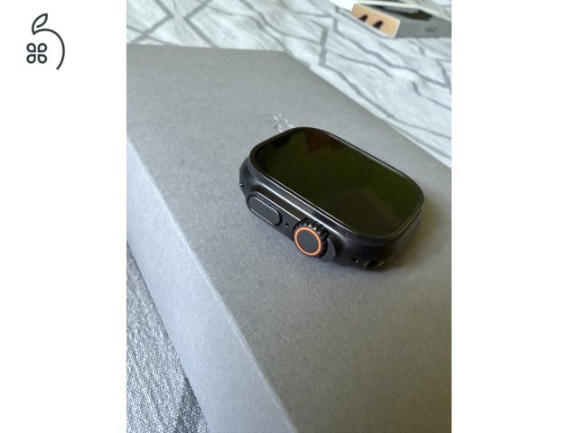 Apple Watch Ultra 2 Black Titanium+fekete Ocean Band