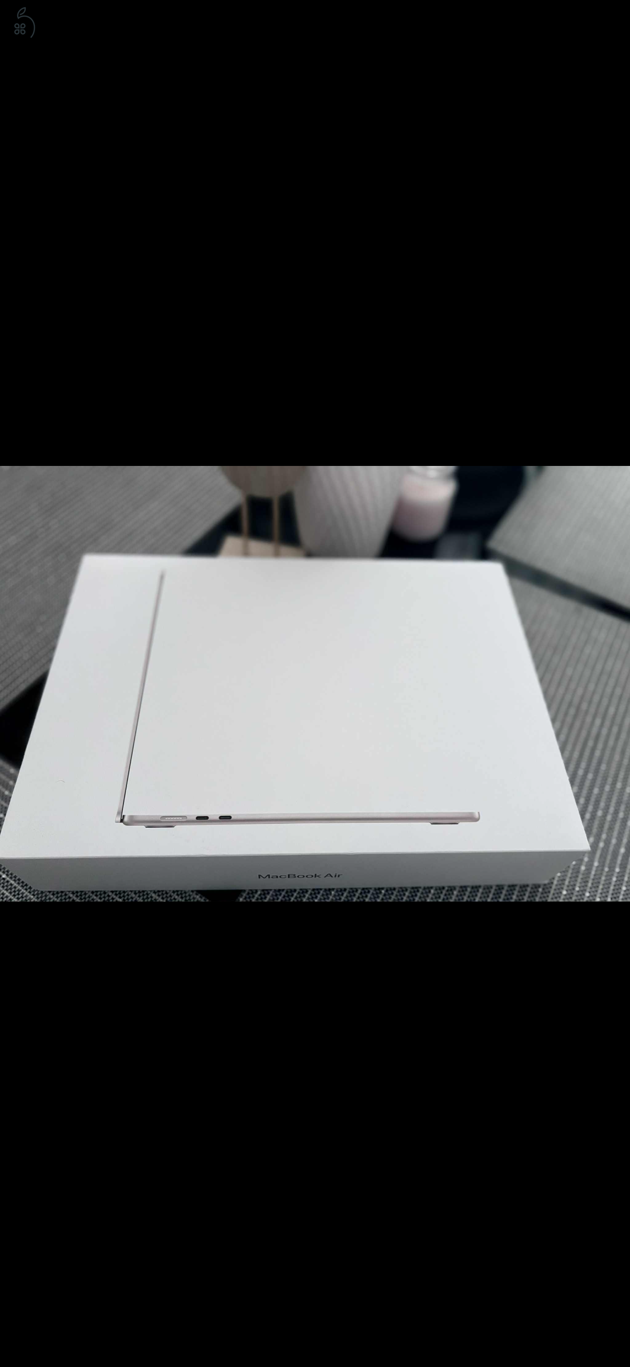 Eladó egy teljesen új MacBook Air 15” M3 24GB egysített memória 512GB SSD