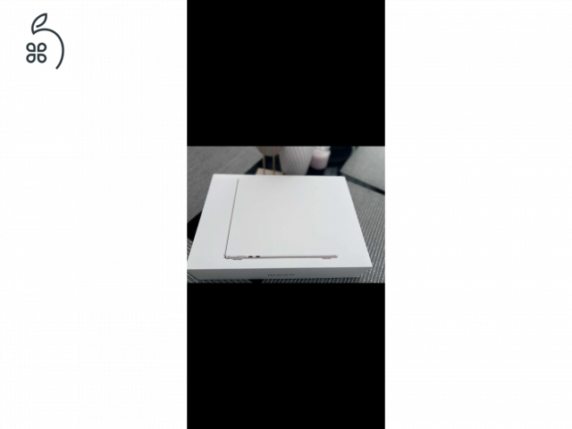 Eladó egy teljesen új MacBook Air 15” M3 24GB egysített memória 512GB SSD